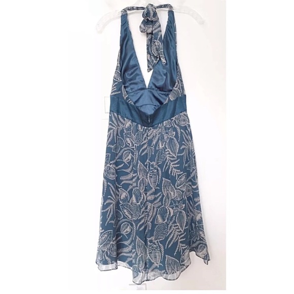 BCBGMAXAZRIA Sz 2 Embellished Silk Chiffon Dress - Picture 2 of 6